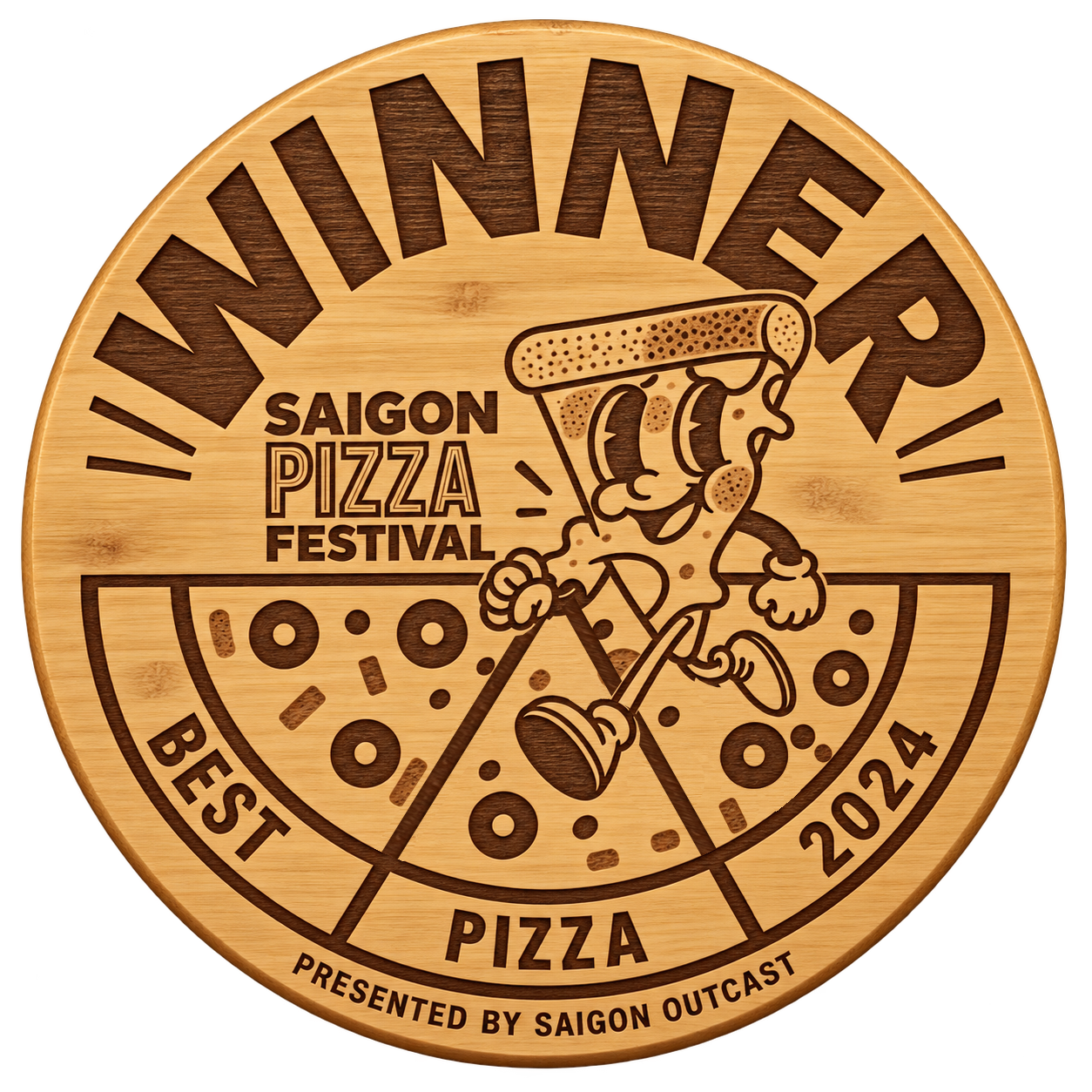 Saigon Pizza Festival Best Pizza 2024 award