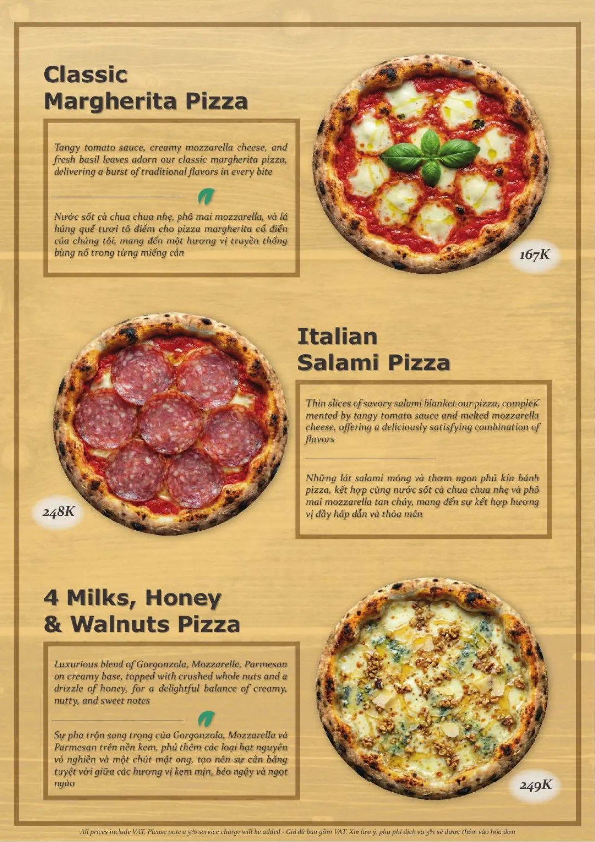 Pizzas, page 1