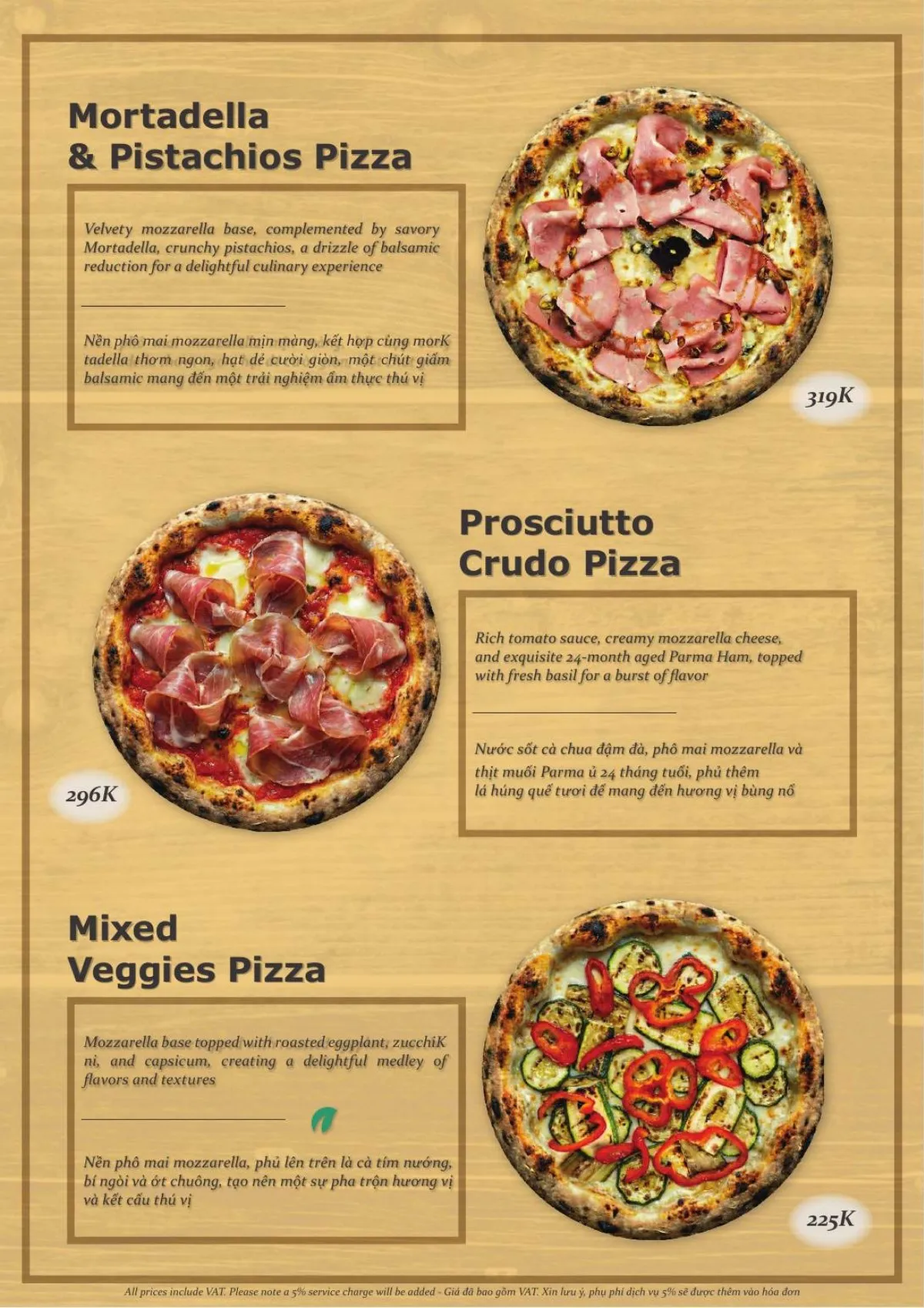 Pizzas, page 3