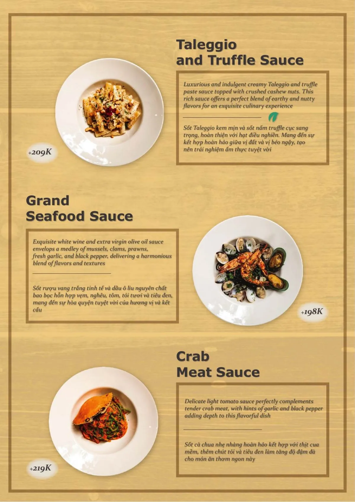 Pasta & Sauces, page 6
