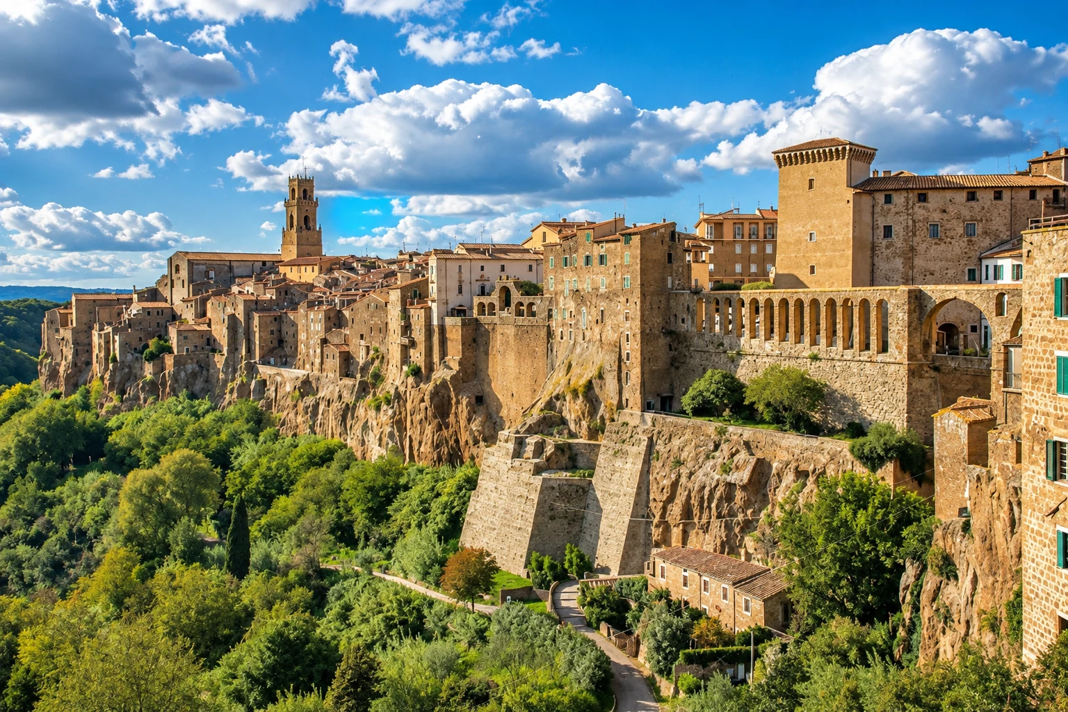 Pitigliano, Tuscany — our hometown.