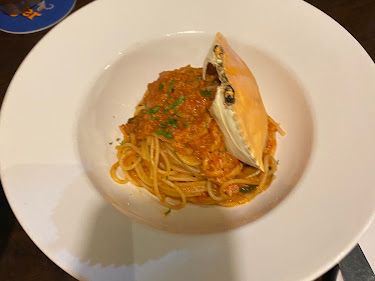 Crab pasta in Linh Nguyễn’s Google review at Thao Dien